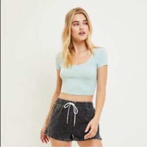 PS Basics by Pacsun Washed Scooped T shirt